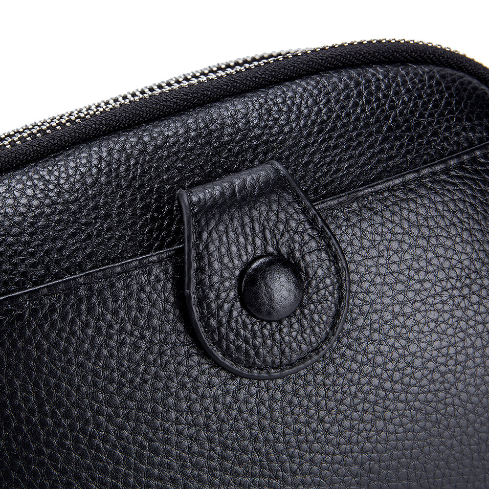 Womens Small Crossbody Bag Genuine Leather Shoulder Handbag Zip Cellphone Wallet
