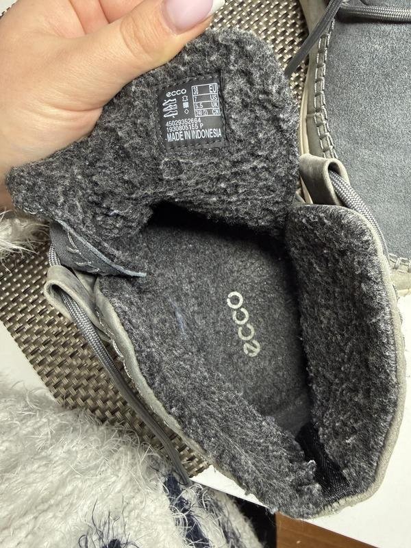 women ecco boots grey 38
