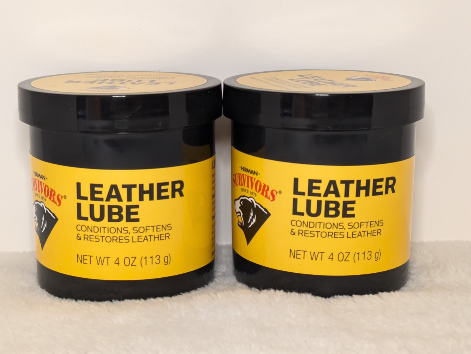 X2 Herman Survivors Leather Lube,4 OZ