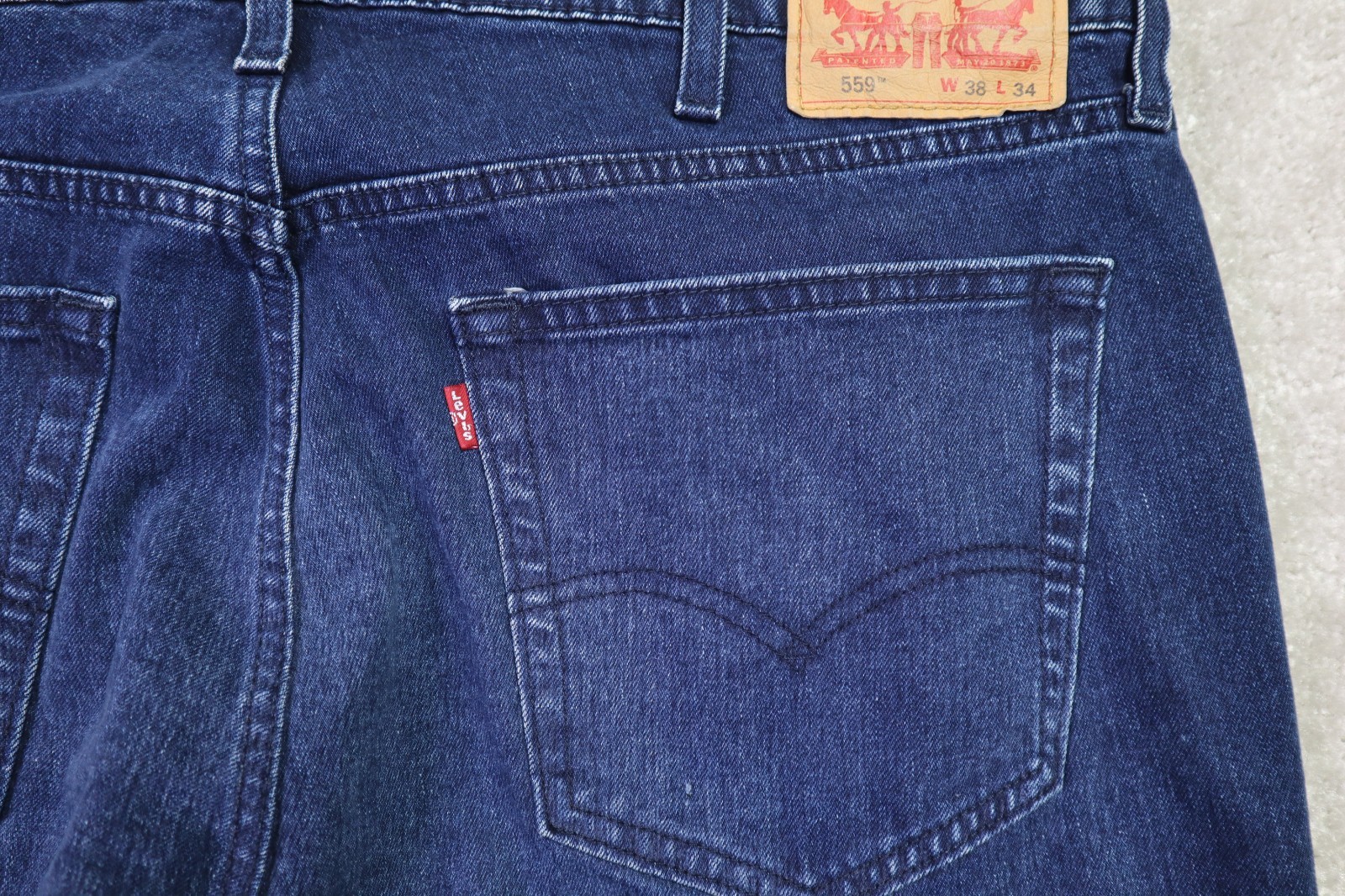 Levi’s 559 Jeans Mens 36×32 Relaxed Straight Blue