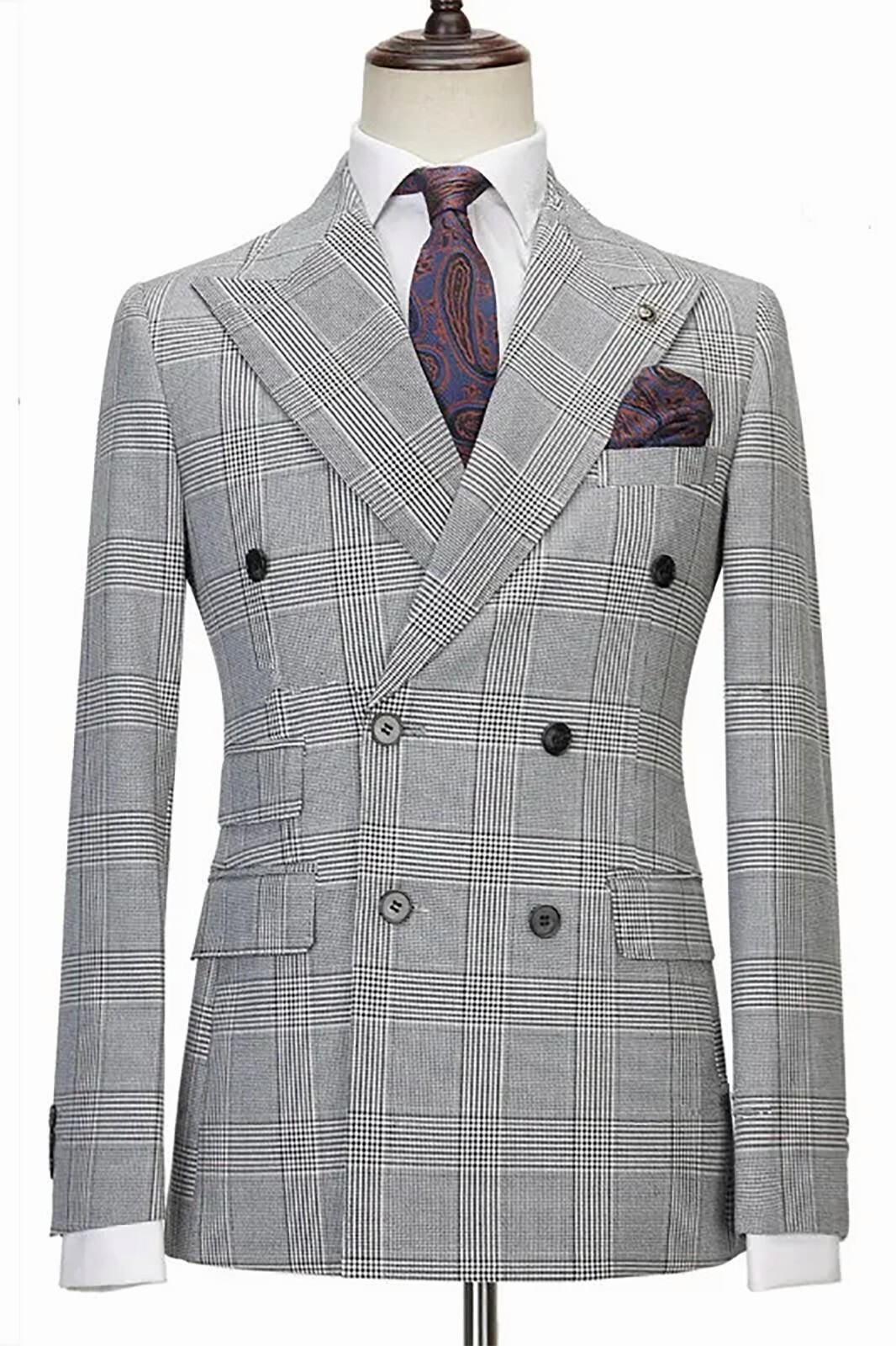 Business Mens Suits Regular Slim Fit Tuxedos Formal Prom Coat Vest Pants Custom