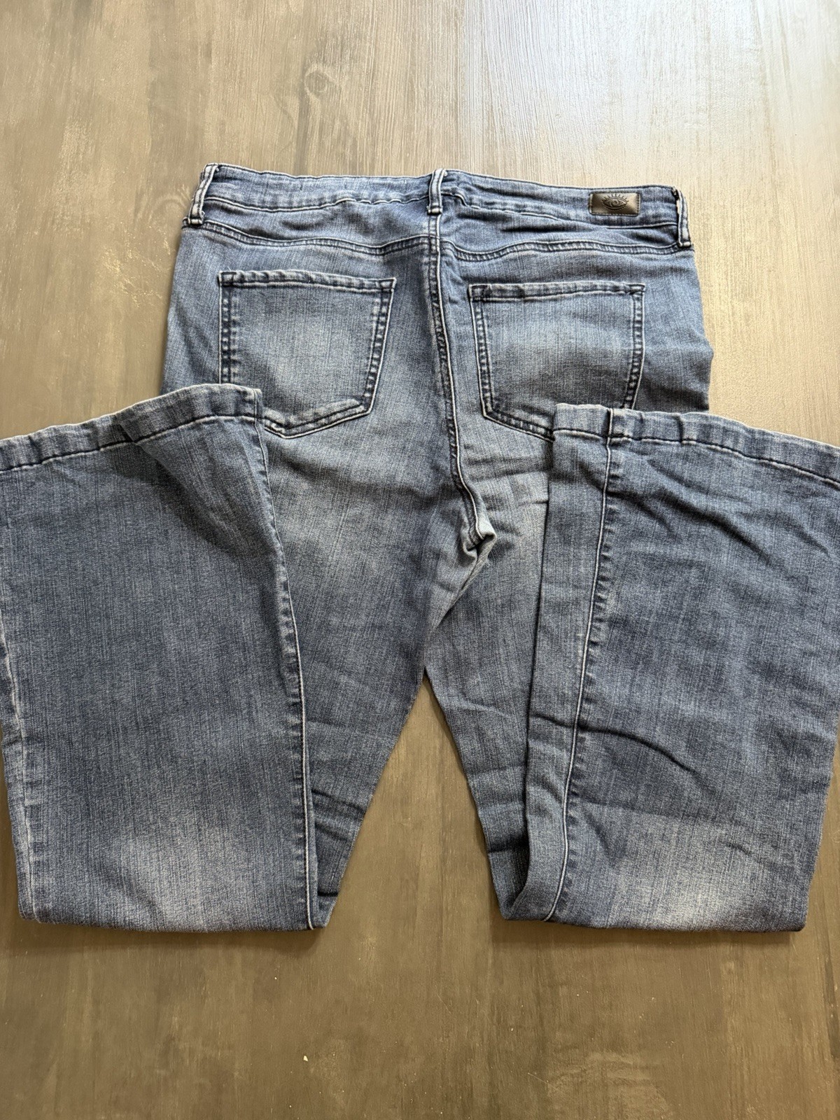 Sofia Jeans by Sofia Vergara Melisa Flare Jeans Womens 12 Short Blue Stretch