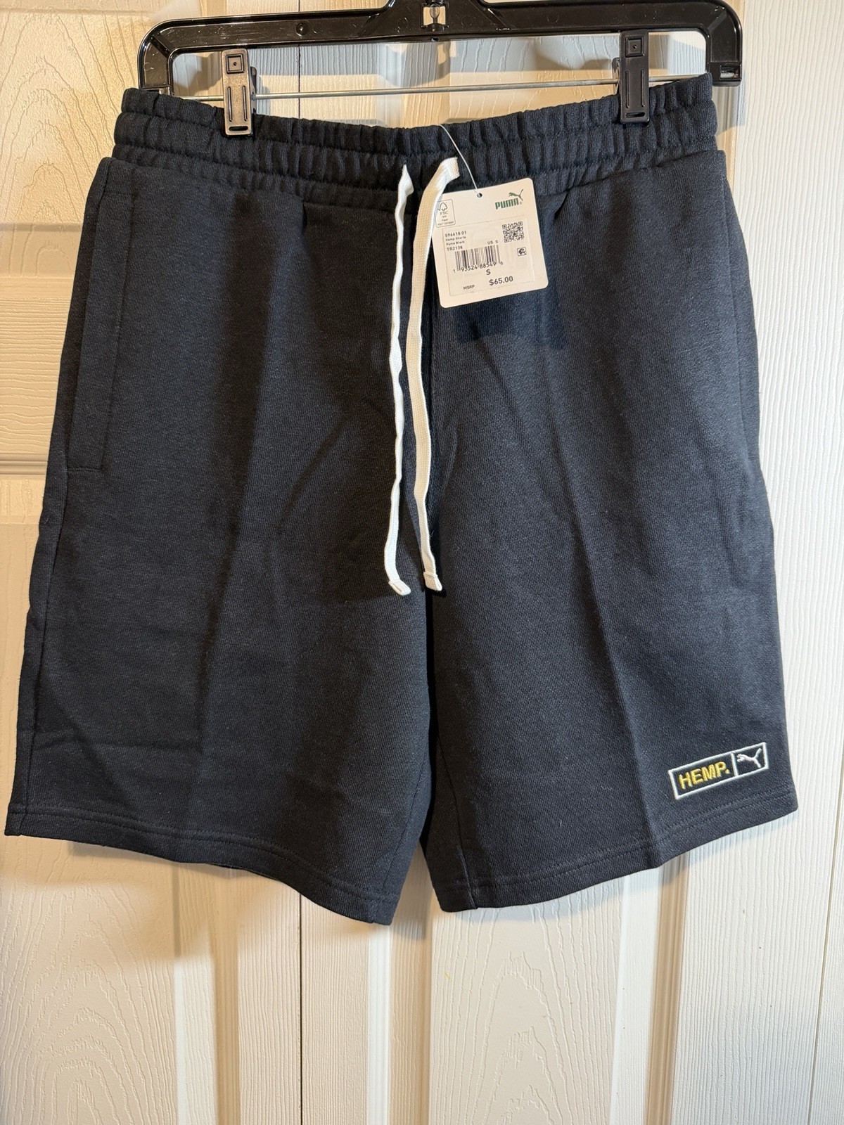Puma Mens Hemp Shorts US Men’s Size Medium Black NEW With Tags ($65 retail)