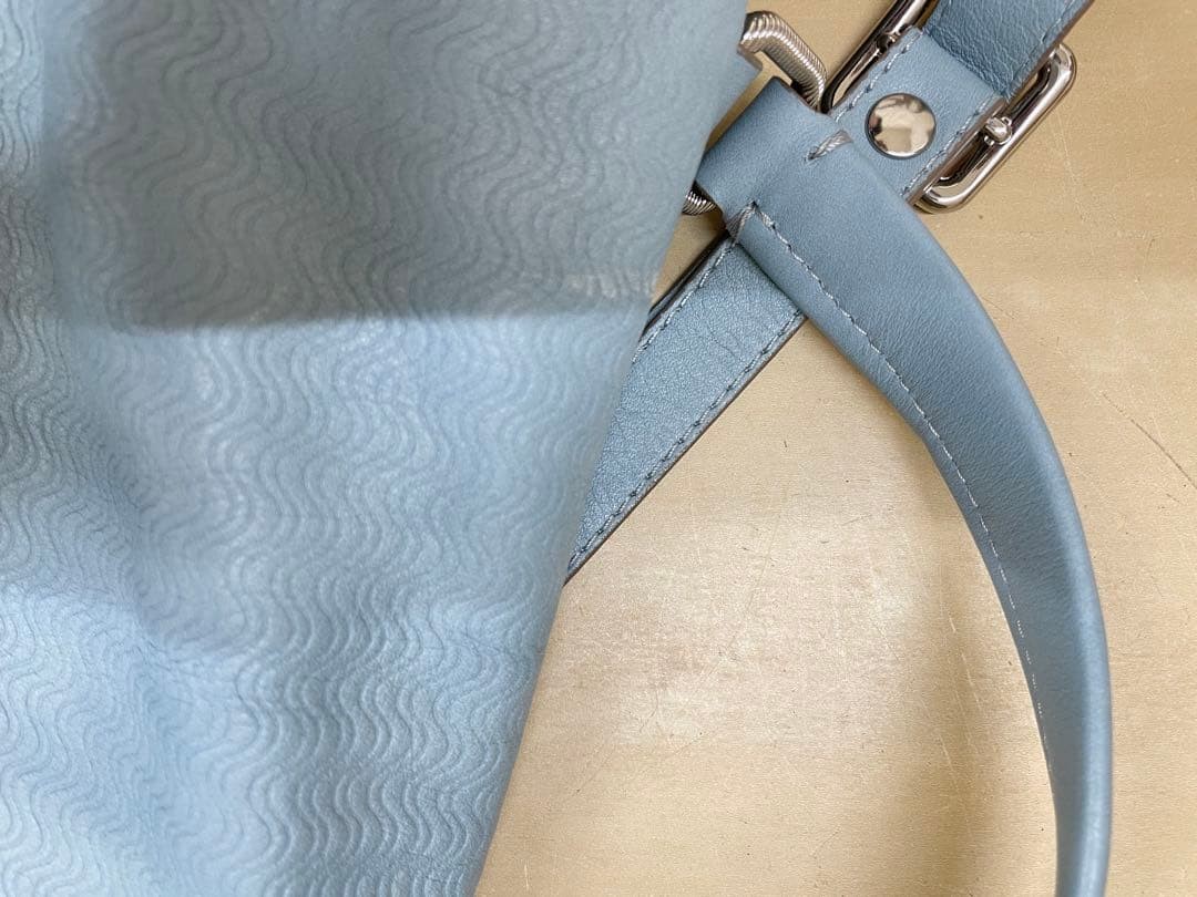 ZANELLATO POSTINA M Handbag Shoulder Bag Leather Light Blue