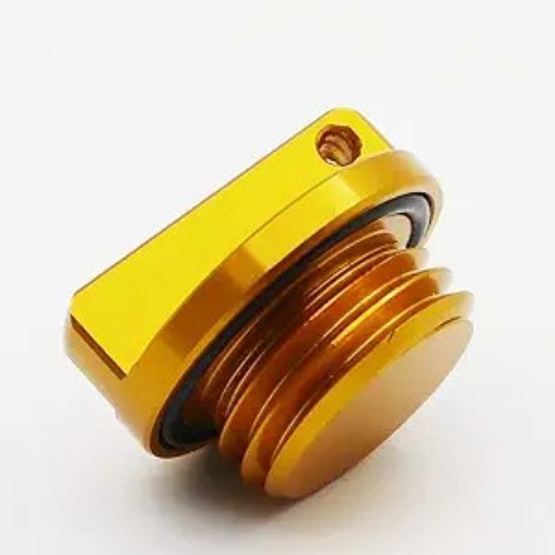 Oil Filler Cap Plug For R1 R3 R6 FZ1 FZ6/R FZ07 FZ8 FJR1300 MT01 MT07 yellow