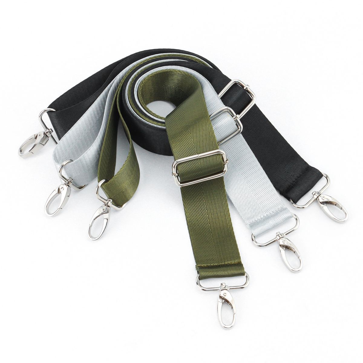 2 Canvas Shoulder Bag Belt Strap Crossbody Adjustable Replacement Handbag Handle