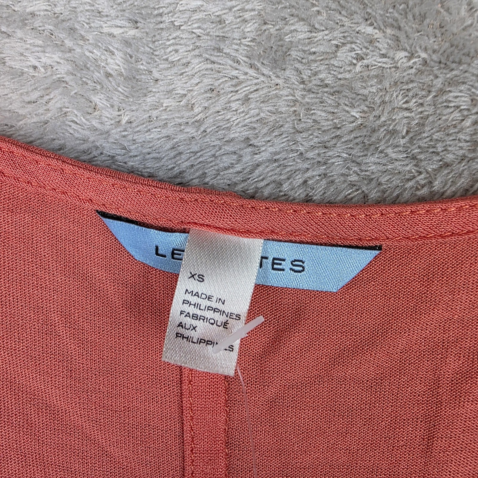 LeifNotes Tank Top Womens XS Red Embellished Scoop Neck Jersey Hi Low Hem
