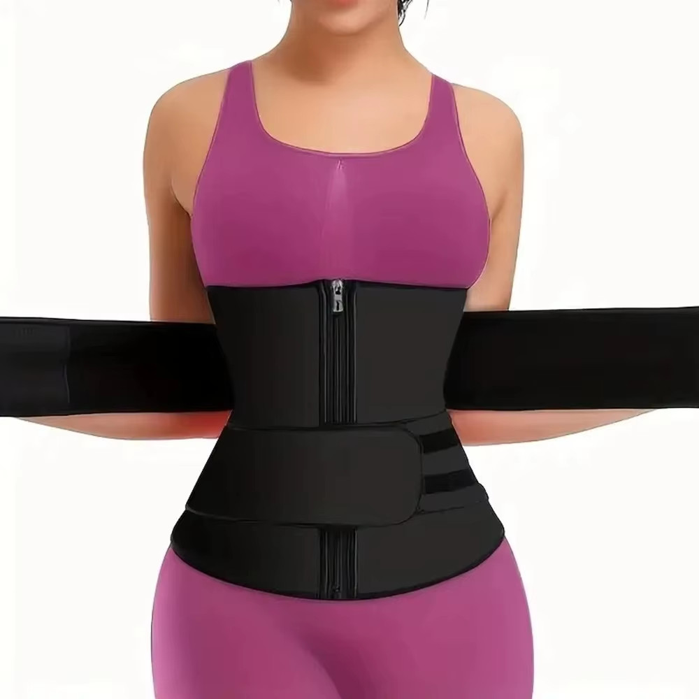 1Pc Waist Trainer Slimming Body Shaper Fitness Belt Weight Loss Fat Burning Spor