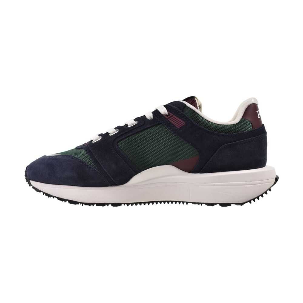 Polo Ralph Lauren Train 89 Suede Men’s Shoes Navy Collegiate Colorblock