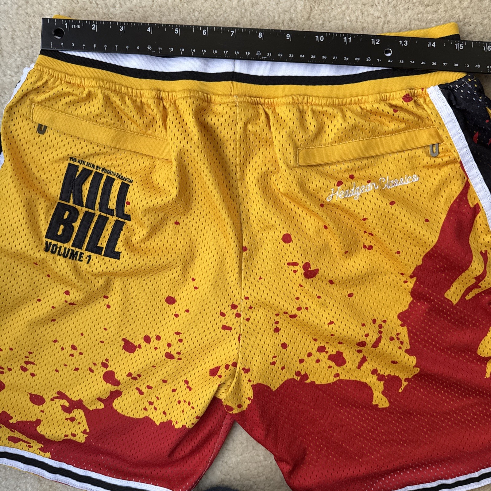 Headgear Classics Kill Bill Basketball Shorts Men’s Large Multicolor Y2K 2003
