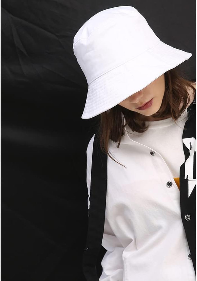 Unisex Bucket Hat Beach Sun Hat Aesthetic Fishing Hat for Men Women Teens, Rever