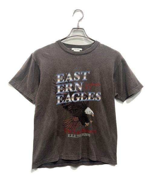 Whim Gazette Gray Cotton Eagle Tee Women’s Free Size Casual T-Shirt