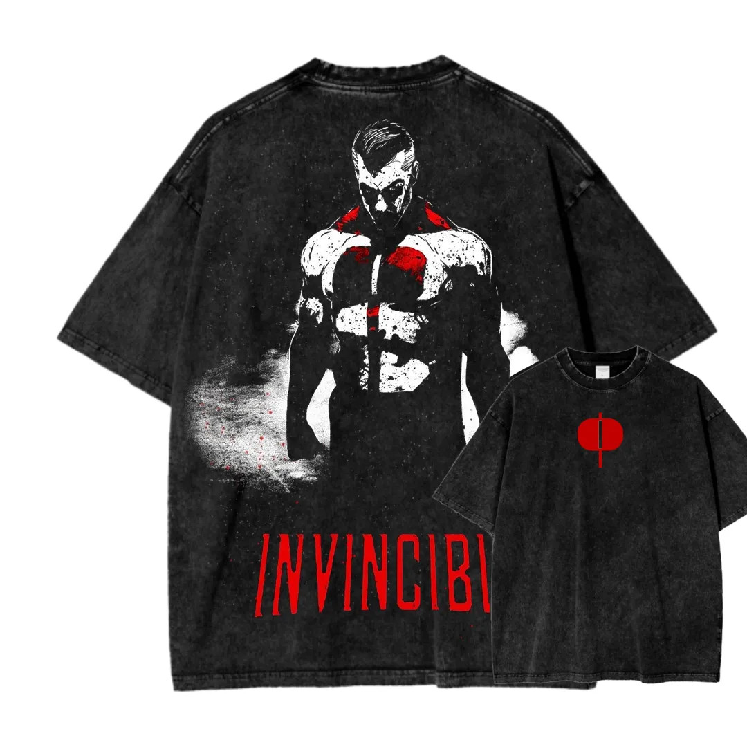 Invincible Comic Superhero Vintage Graphic T Shirt Retro Tee