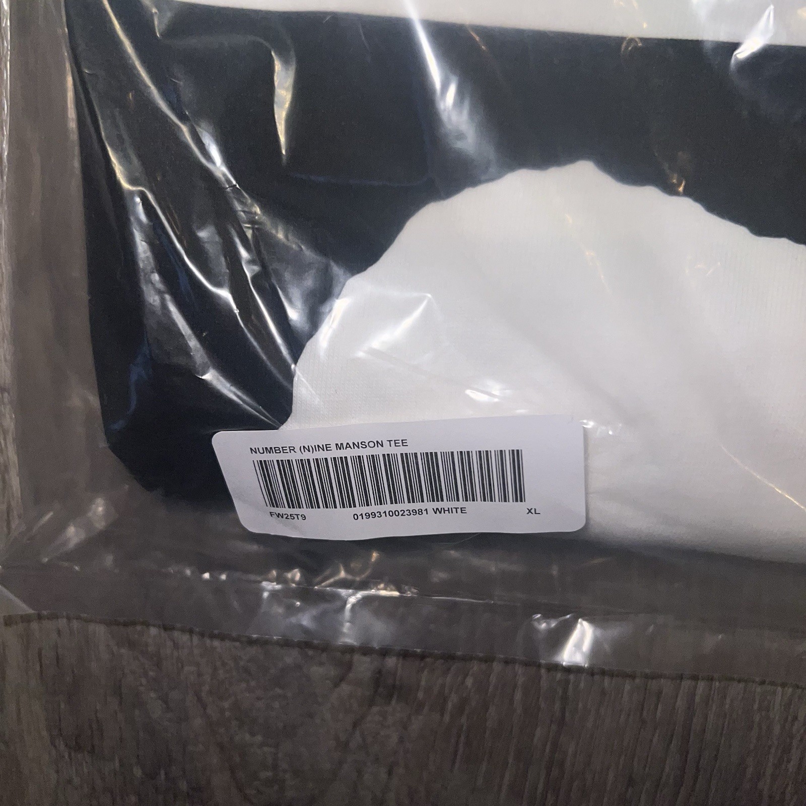 Supreme Number (N)ine Nine Manson Tee White Size: XL