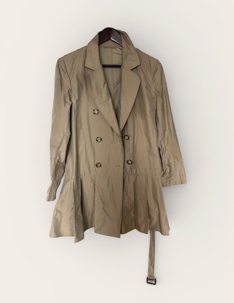 Prada Sport Pleated Trench Coat – Linea Rossa