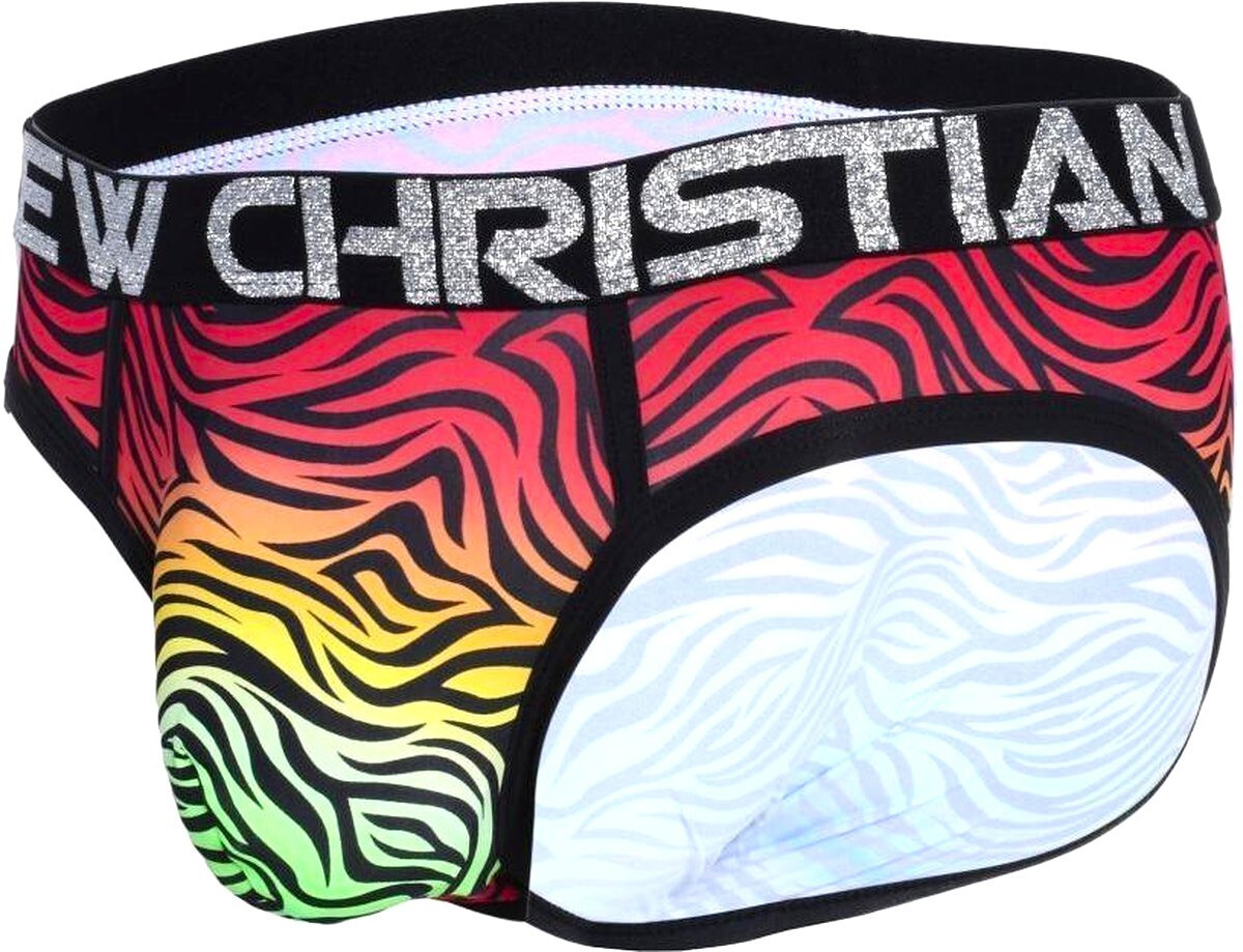 Andrew Christian Pride Zebra Brief – 91795 – Small, Medium & Large