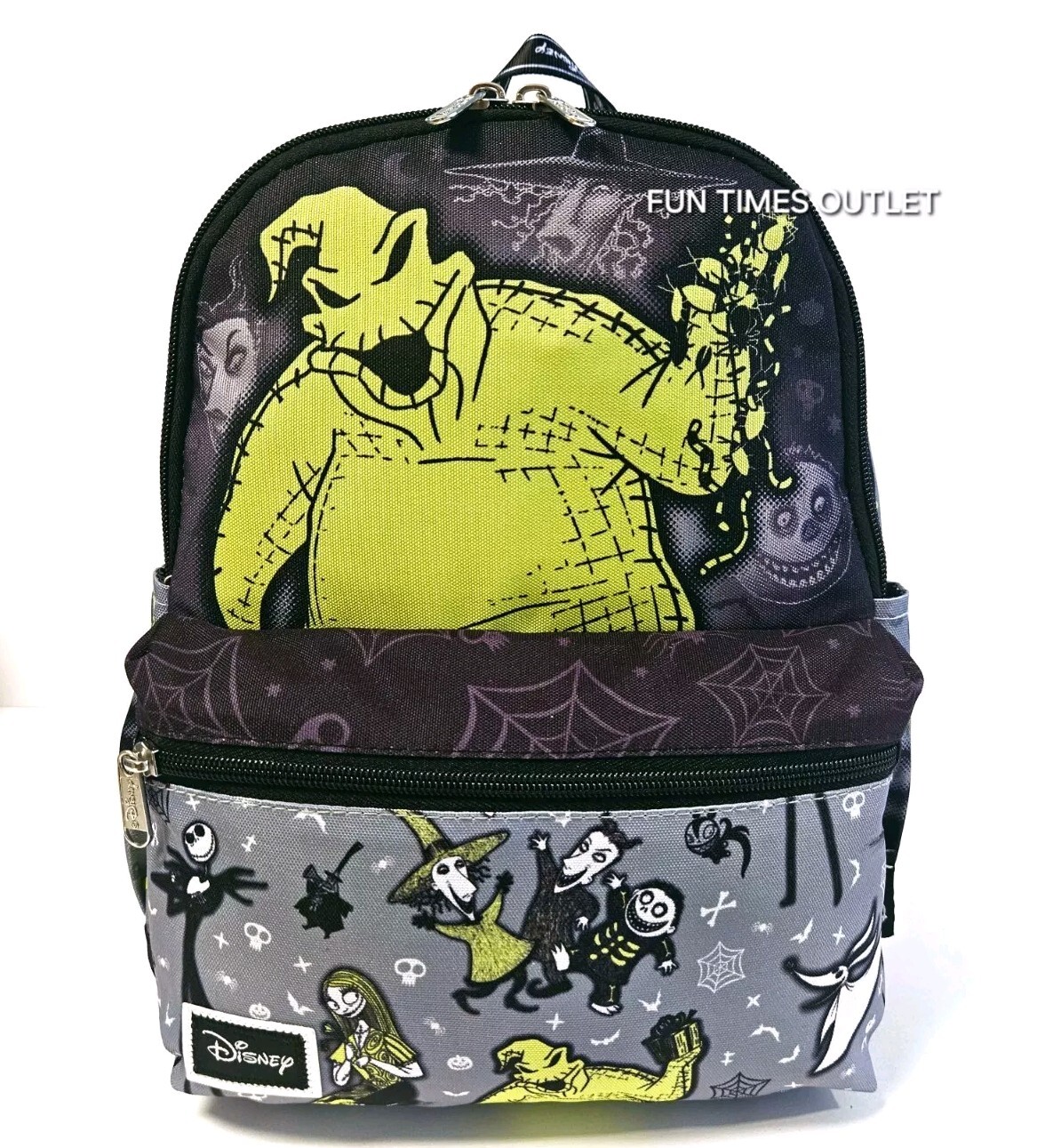 Disney Oogie Boogie 13″ Backpack Purse The Nightmare Before Christmas Travel Bag