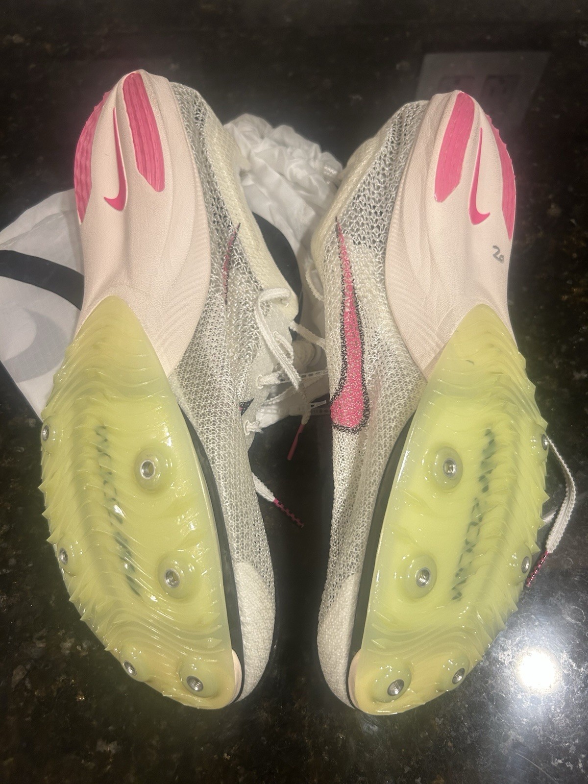 Nike Air Zoom Victory Sail Fierce Pink Track & Field Spikes Distance Size 15