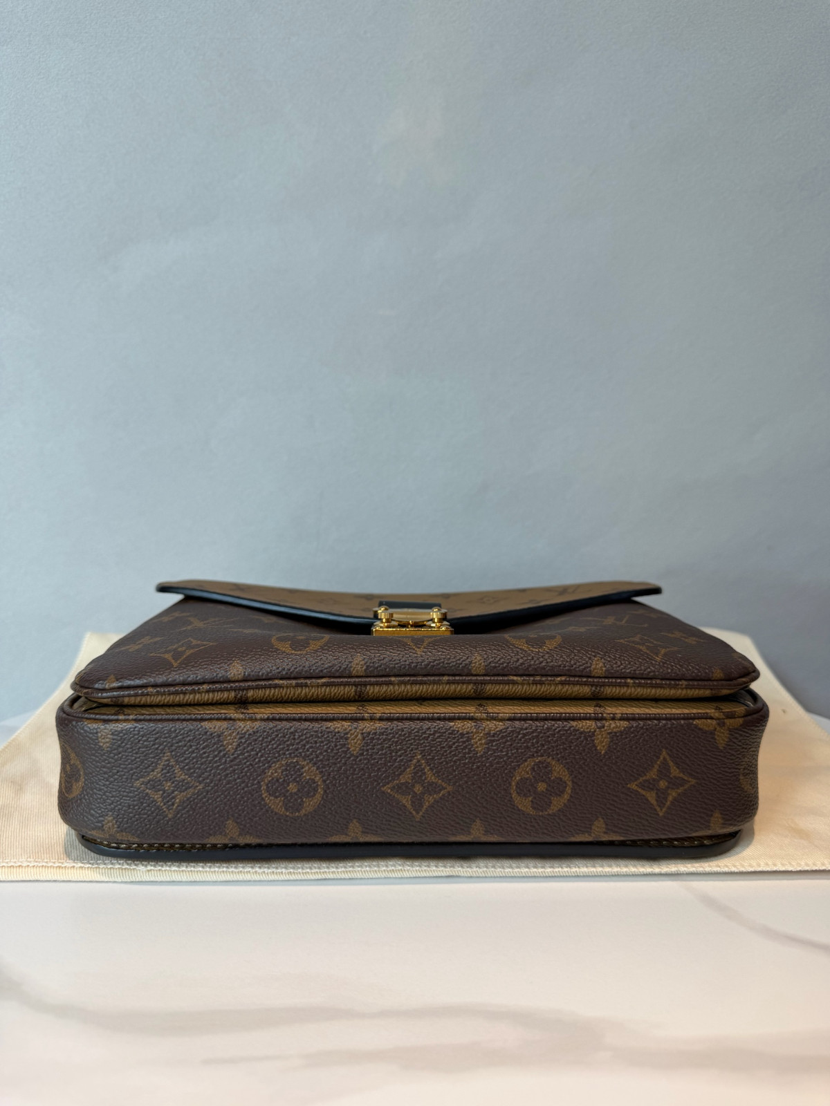 Authentic Louis Vuitton Pochette Metis Coated Canvas Crossbody Caramel eBay AG