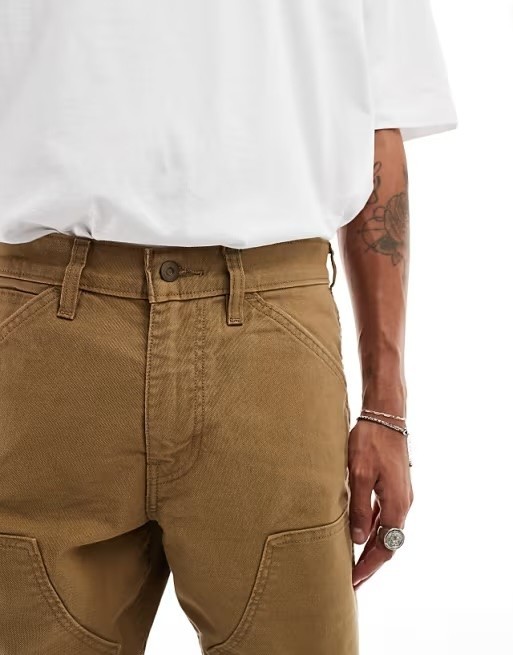 NWT Levis 565 Double Knee Work Pants Mens 32 W / 30 L New Workwear Straight Fit