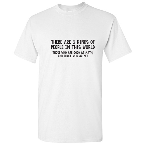 Good At Math Sarcastic Graphic Math Gift Idea Cool Humor Funny Novelty T-shirt