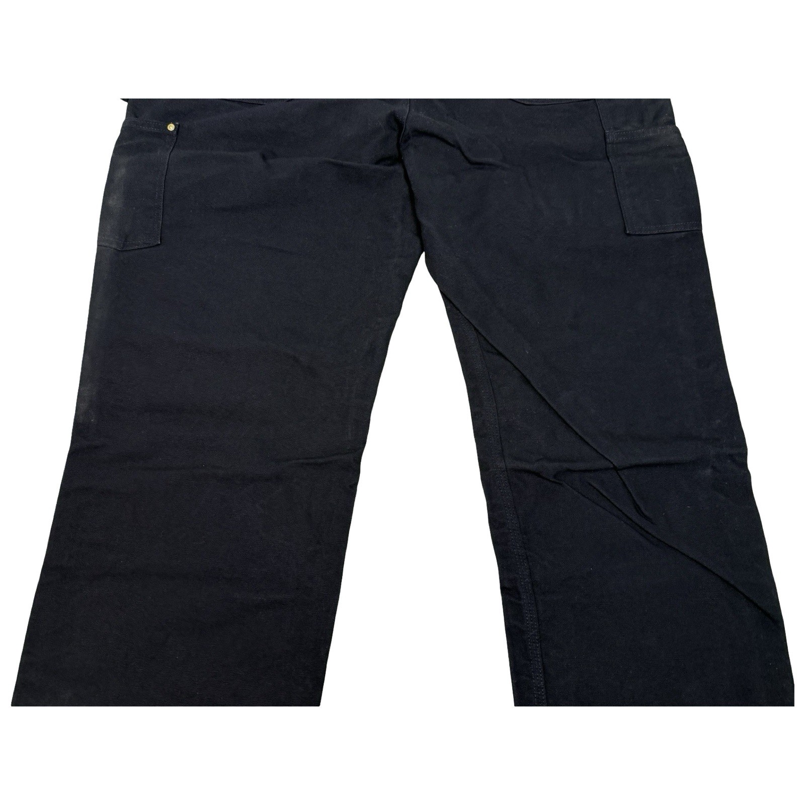 Vintage Carhartt B01 BLK Original Loose Fit Black Double Knee Pants 40W 30L USA
