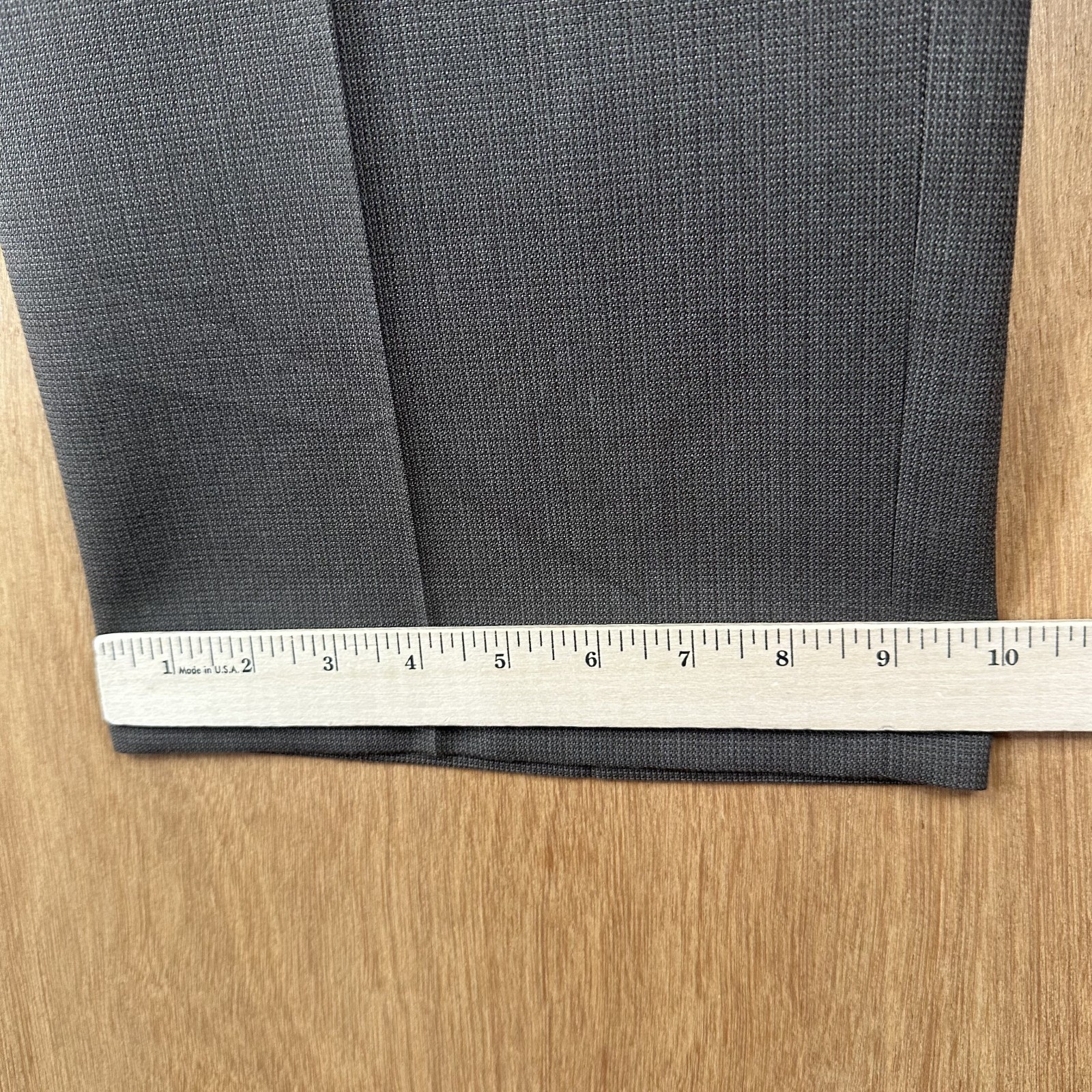 Towncraft Suit Mens 46L Brown 2 Button Polyester Wool Pants Mens 38×31 Canvased