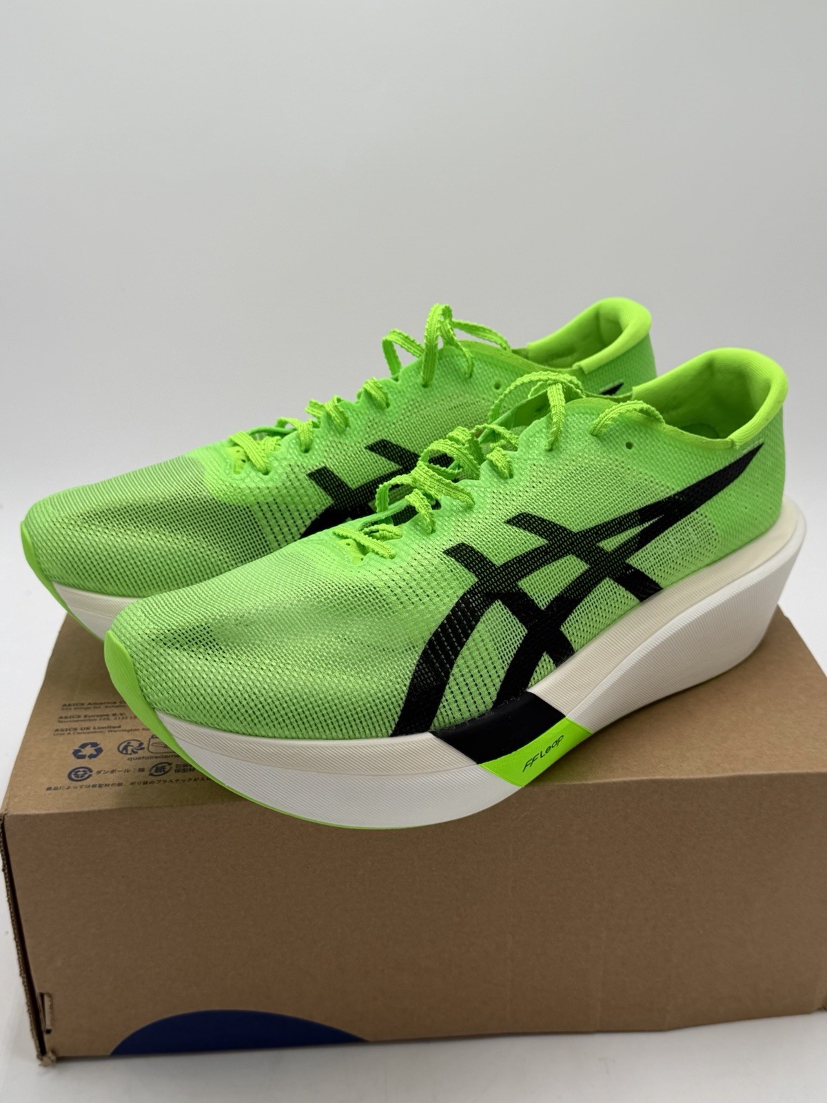 ASICS MetaSpeed Sky Tokyo Men’s Running Shoes Green Gecko Size 12 NWB No Lid