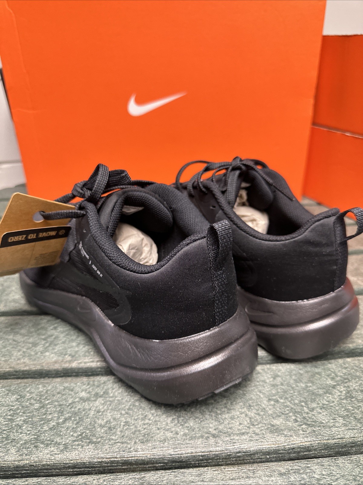 Nike Downshifter 12 ALL Black Particle Grey DM0919-002 Men’s New 10-11 WIDE 4E