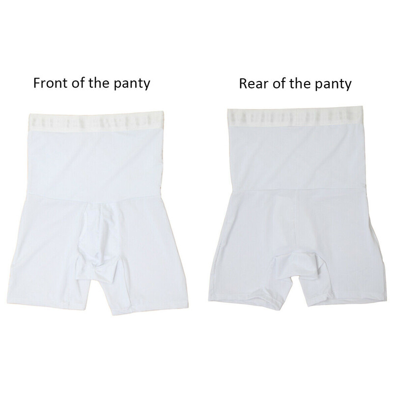 Men’s Compression Leggings Pants High Waist Shorts Shaping Thigh Butt Underpants