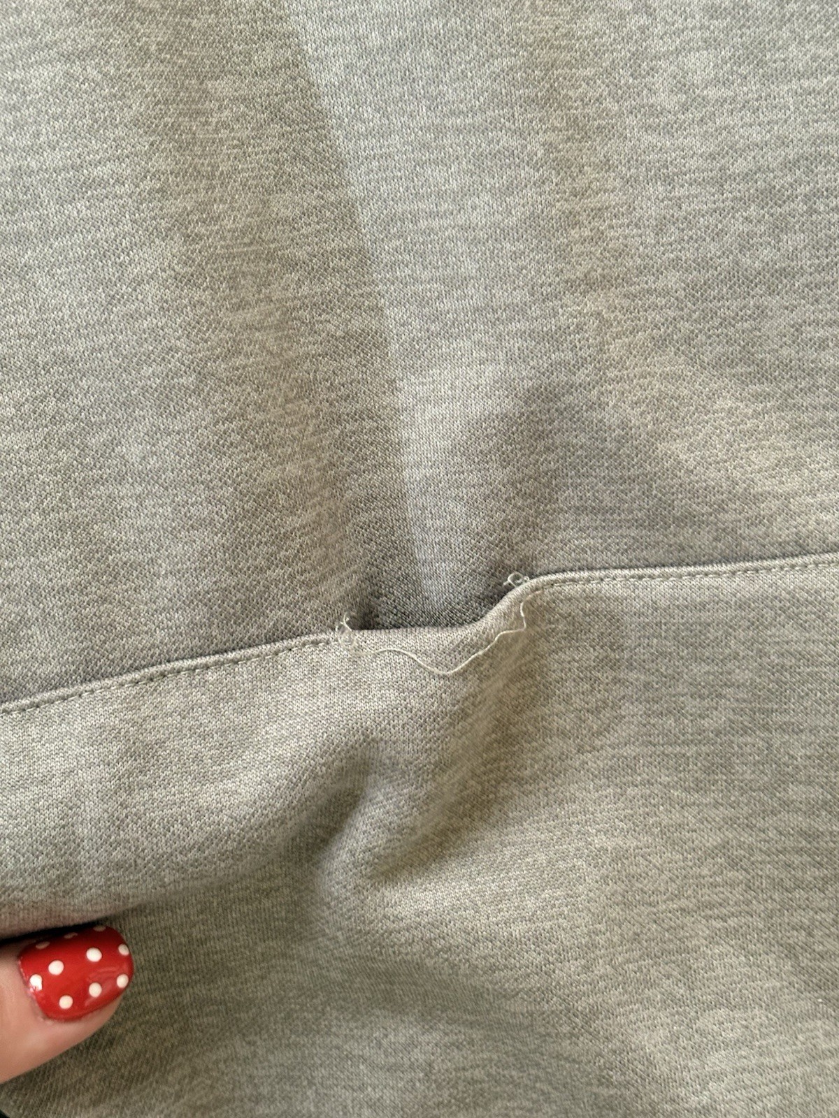adidas Men’s Size L Gray/White Sleeveless Pullover Hoodie Colorblock Pockets