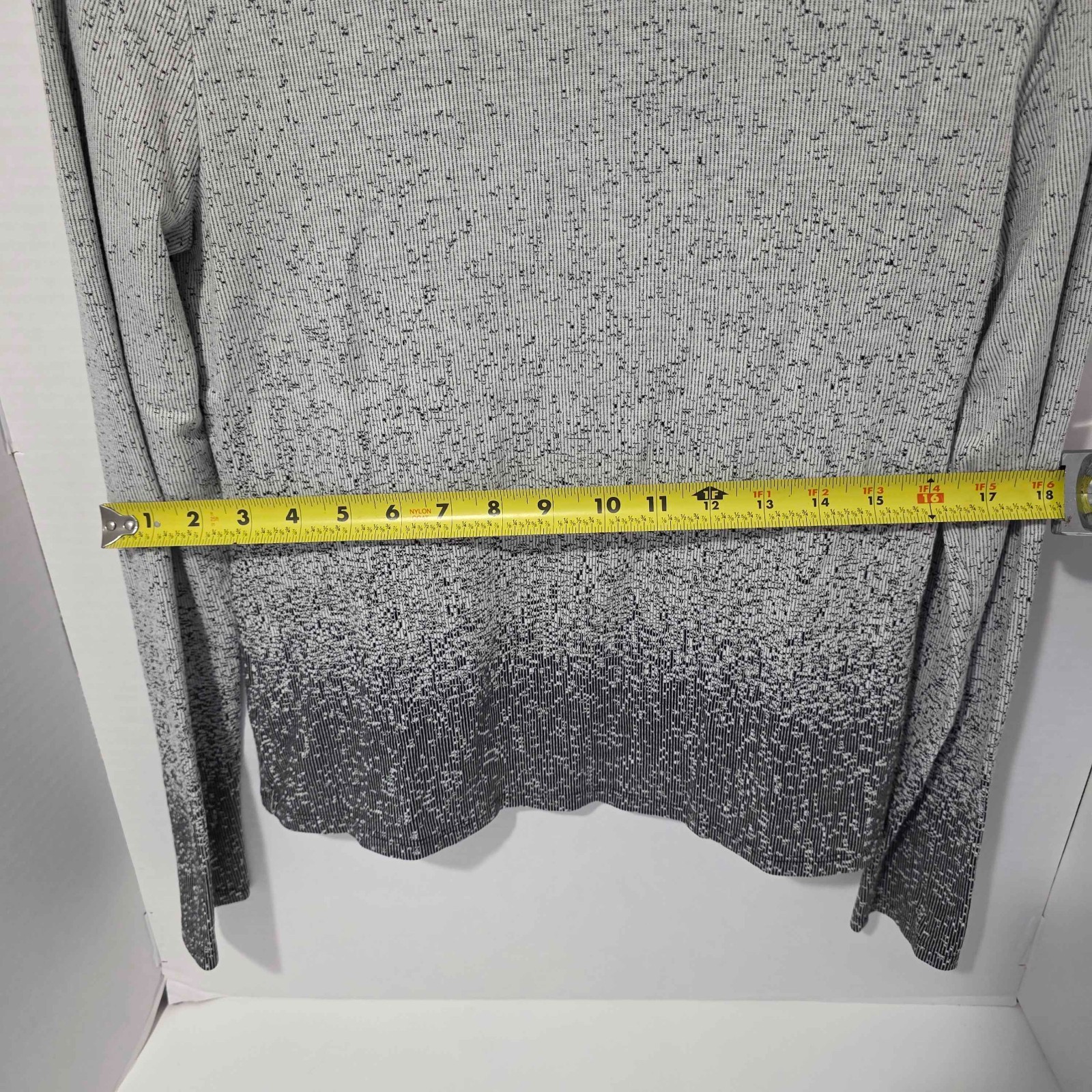 Simply Vera Vera Wang Gray Ribbed Turtleneck Long Sleeve Top Women’s XS