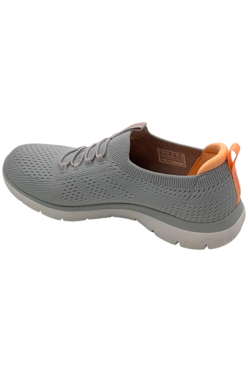 Skechers Summits Vegan Washable Bungee Sneakers Top Player Gray
