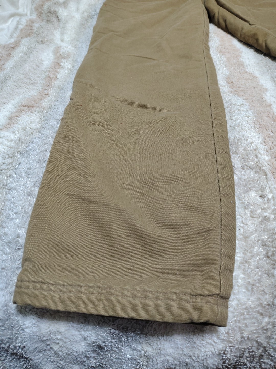 Guide Series Fleece Lined Multi Pocket Insulated Cotton Canvas Pants Sz 30 x 30