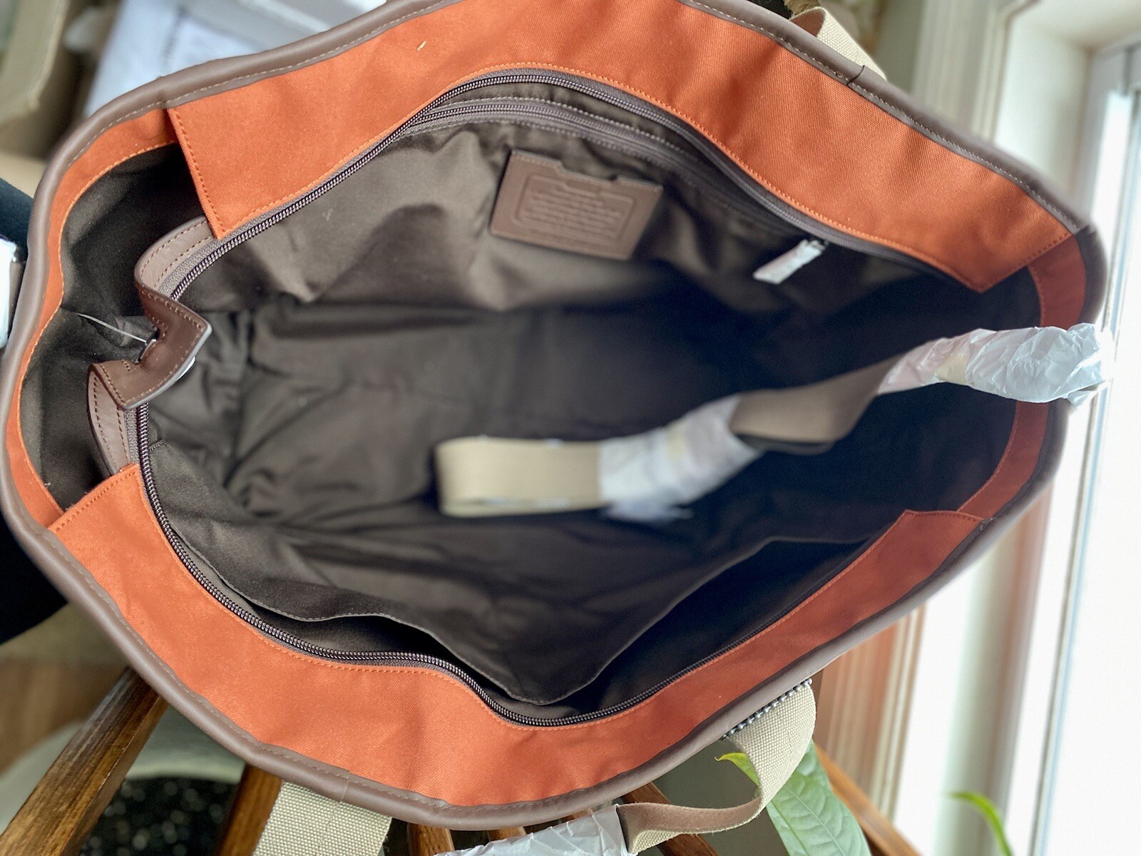 NWT$448 Coach CAMDEN Men’s WEEKEND CANVAS TOTE BAG F70931