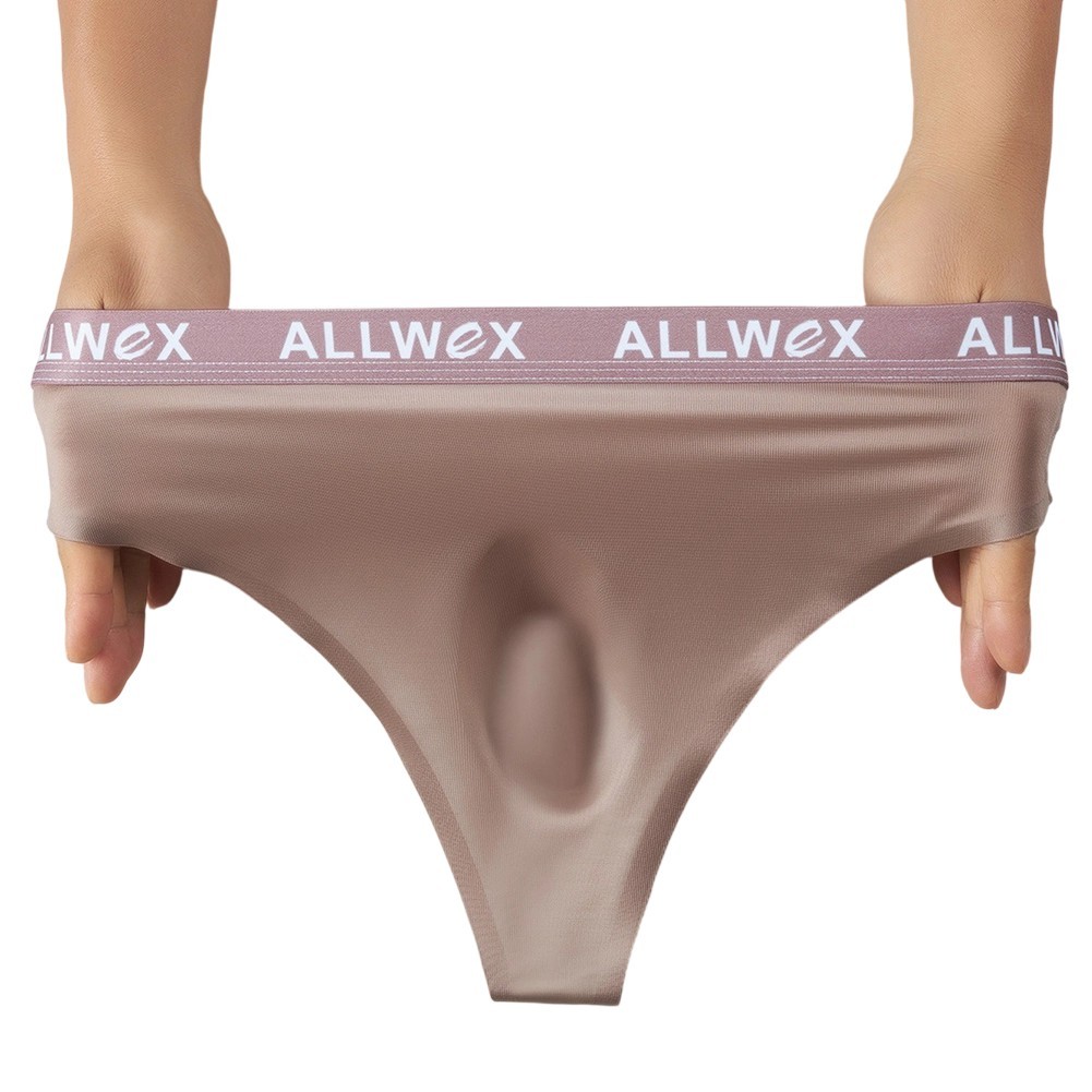 Men Ice Silk Smooth Underwear Bulge Pouch Seamless Knickers G-string Thongs New