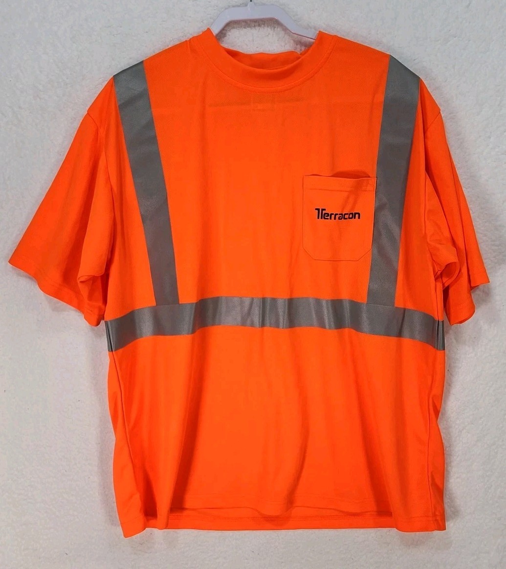 Ergodyne GloWear 8389 ANSI High Visibility Orange Reflective Short Sleeve