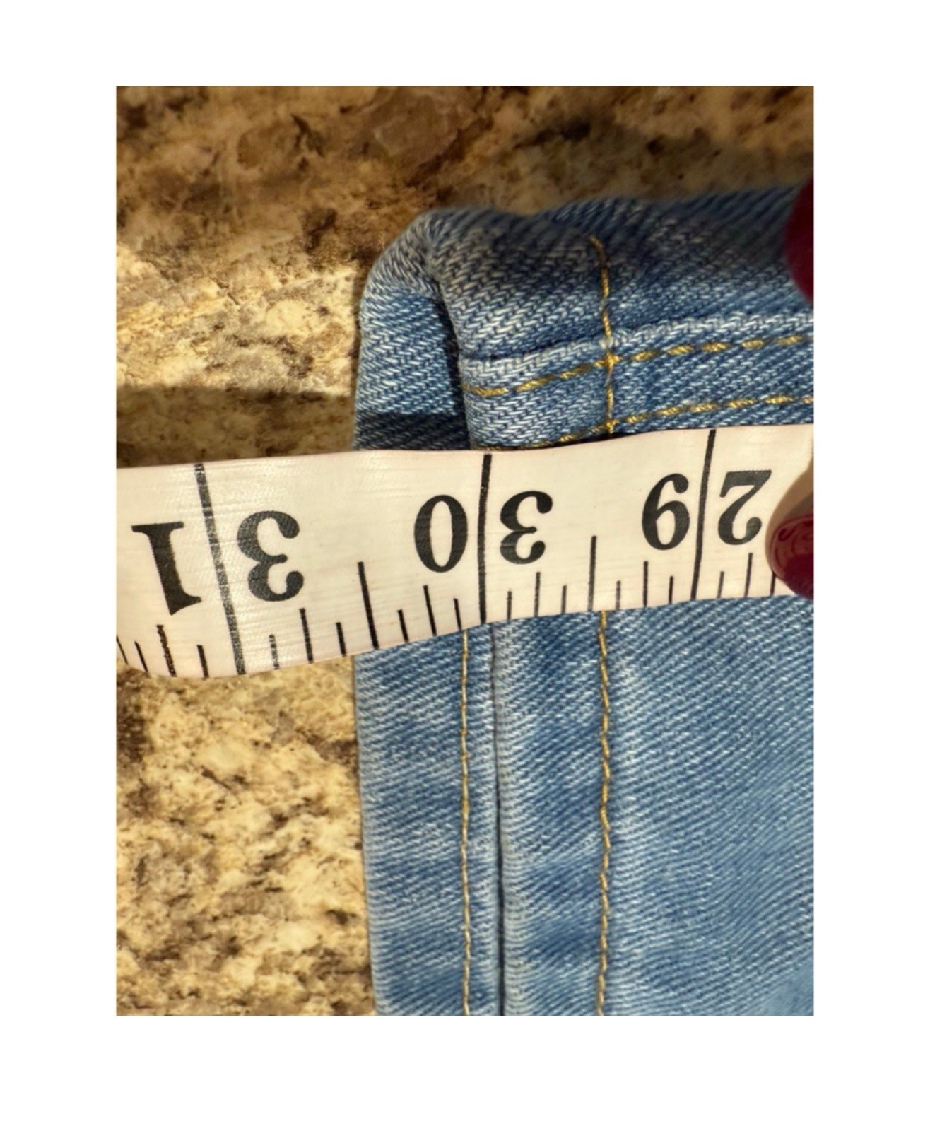 Jeans Distressed Blue Straight High Rise Plus Cotton Blend Denim Pockets 395