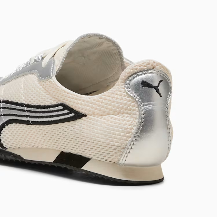PUMA H-Street OG 403692-05 Ivory Silver Mesh Retro Racing Casual Sneakers Unisex