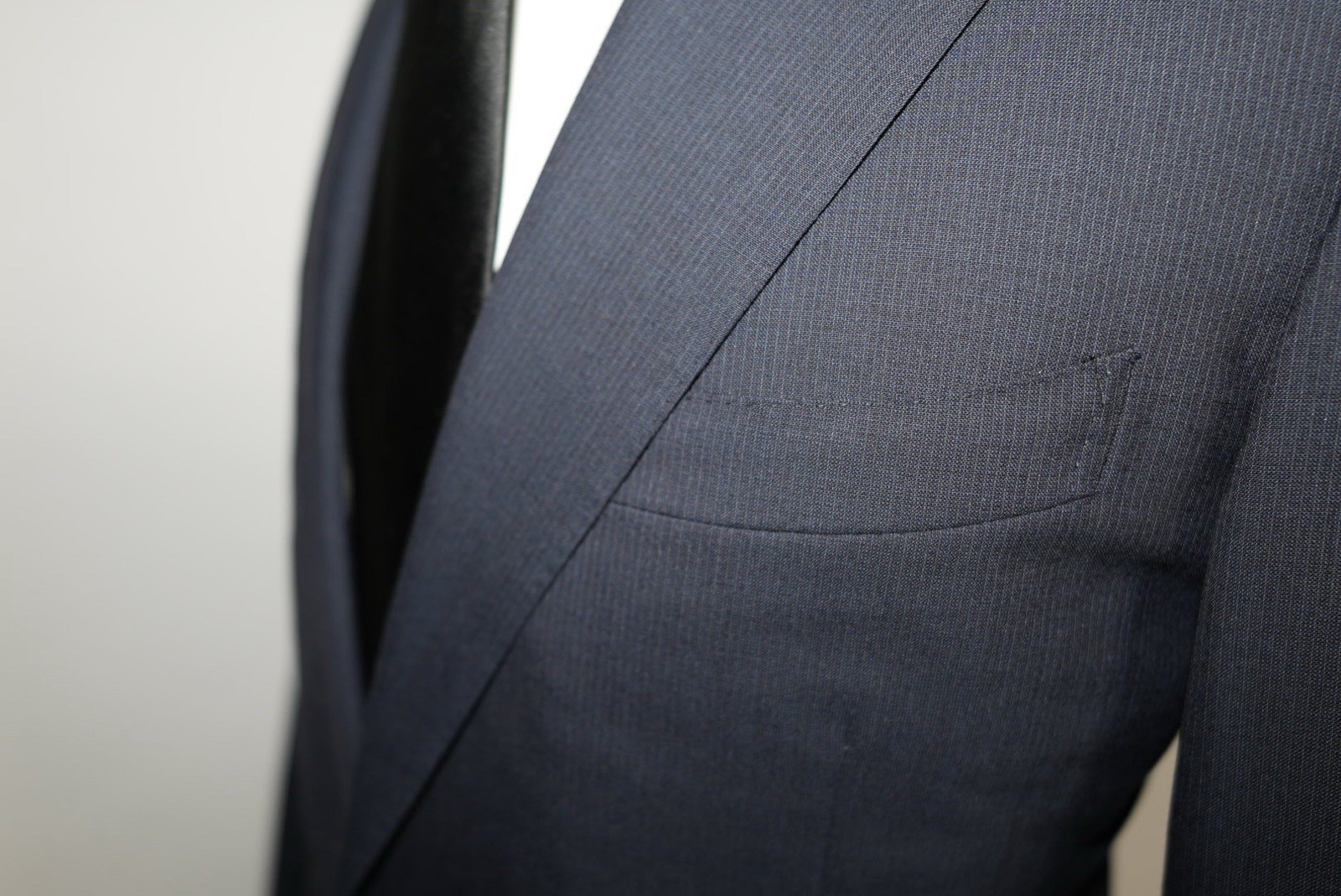 Canali Wool Medium 40R Blue Sport Coat Suit Jacket Blazer Trim 50R EU