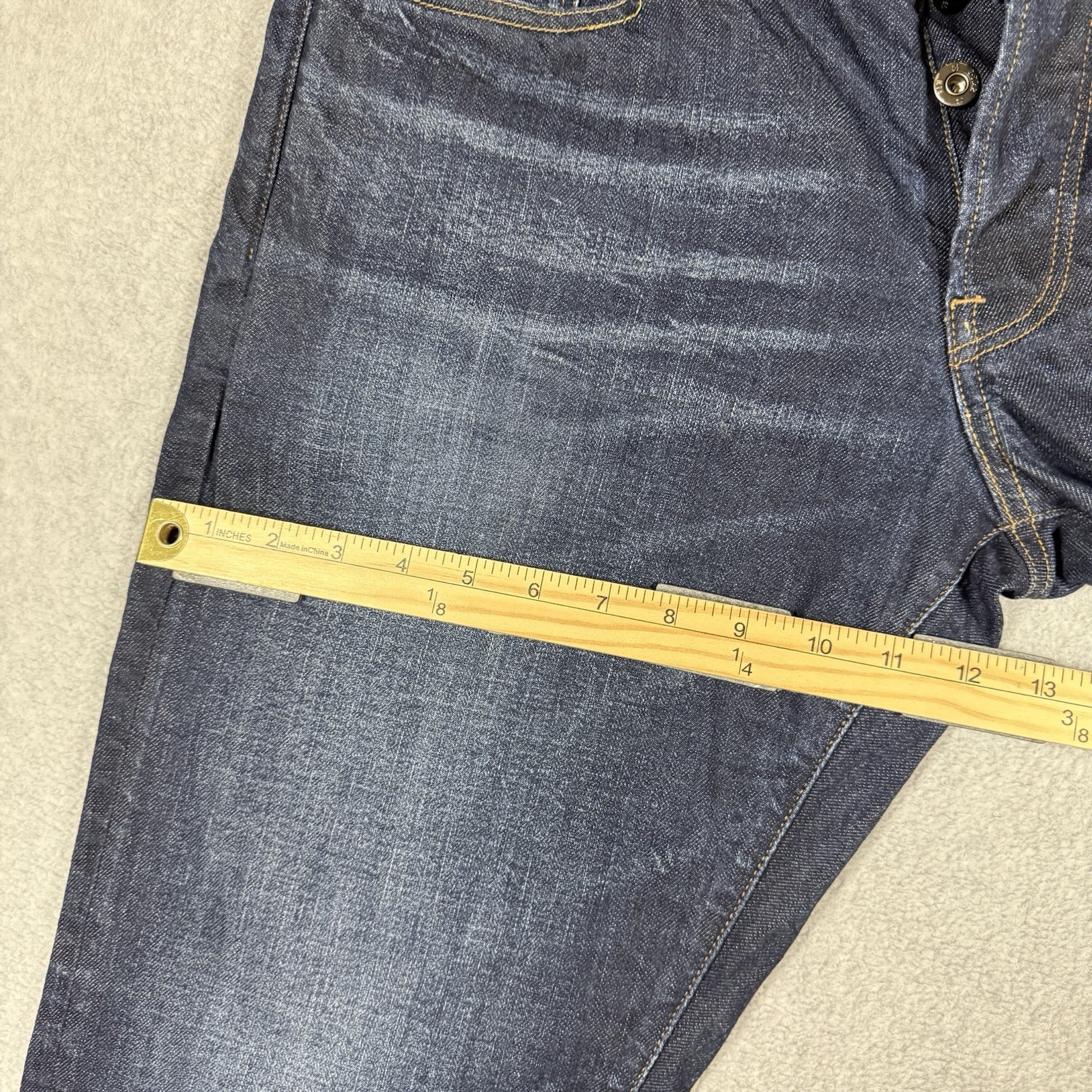 G Star Raw Jeans Men 33×32 Blue 3301 Straight Tapered Cradle Denim Dark Wash