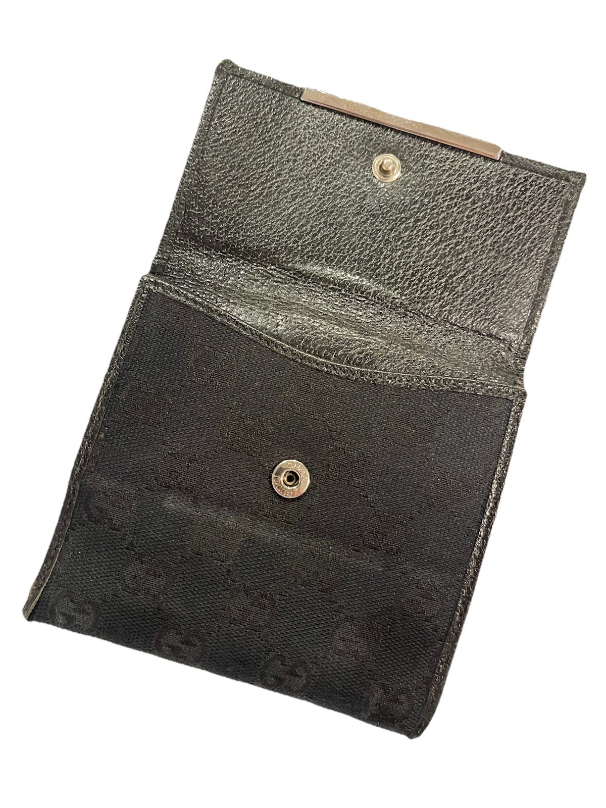 Gucci GG Canvas bifold wallet black