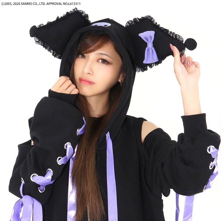 NWT Halloween Kuromi Free Size Jacket Lace Hoodie 4sell In Japan Only, US Seller
