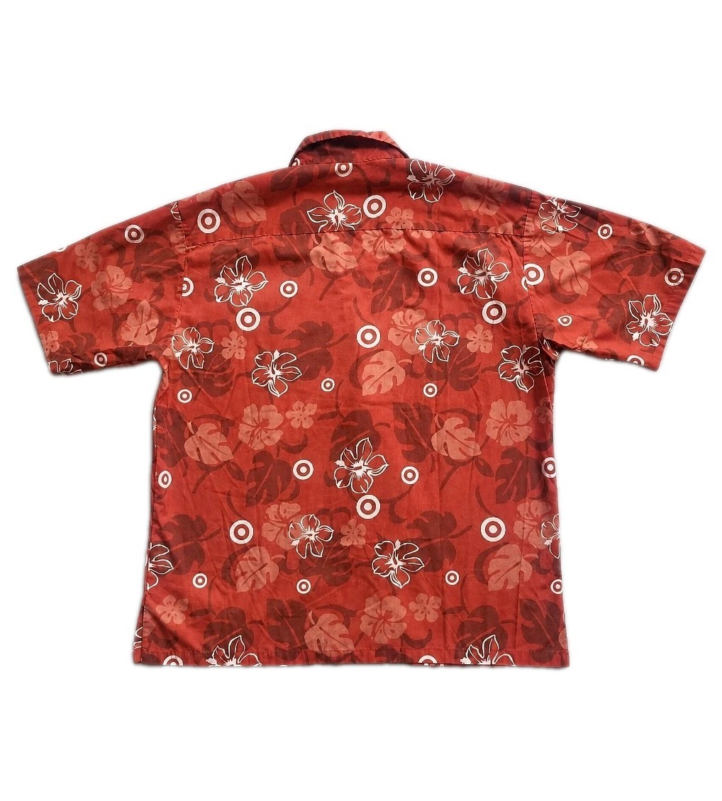 Rare Tori Richard Target Hawaii Employee Aloha Shirt XL Orange Floral USA NWOT