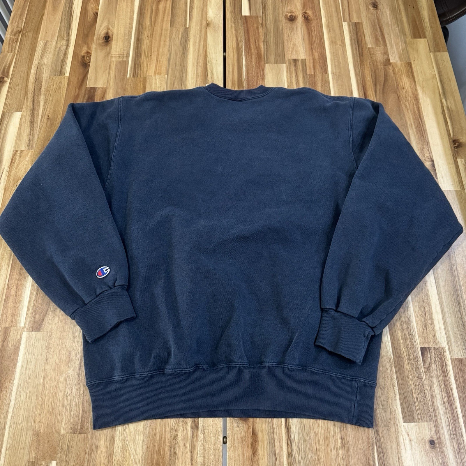 Vintage USA Olympics Sweatshirt Mens L Blue Champion Atlanta Crewneck Fleece 90s