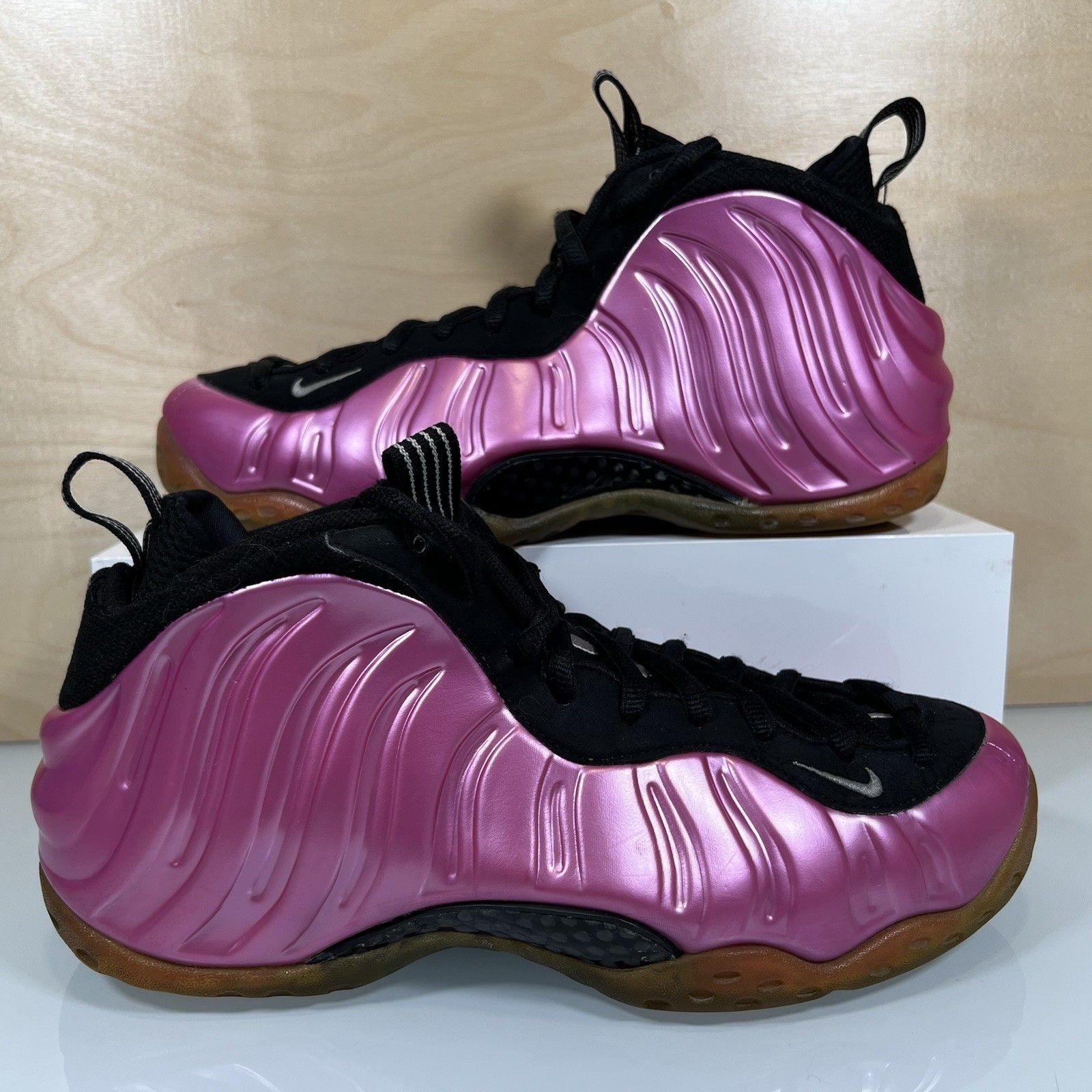 Nike Air Foamposite One Pearlized Pink 2012 Size 9.5 Penny NBA New York