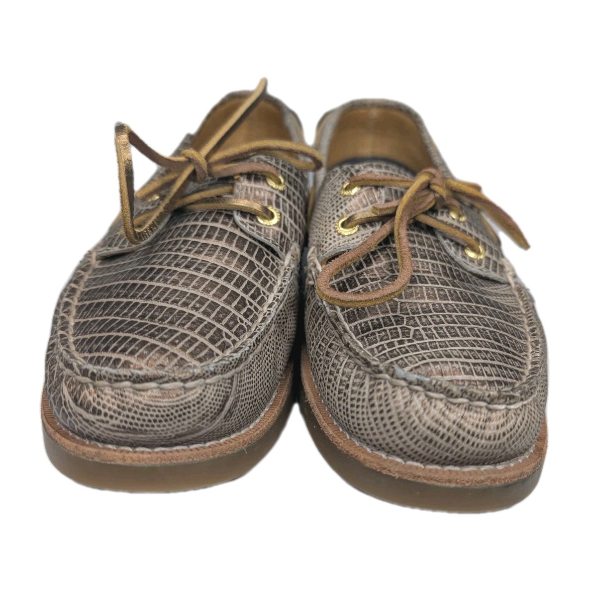 Sperry Top-Sider Gold Woman’s Size 9M Boat Shoe Leather STS91192 61312 Non Mark