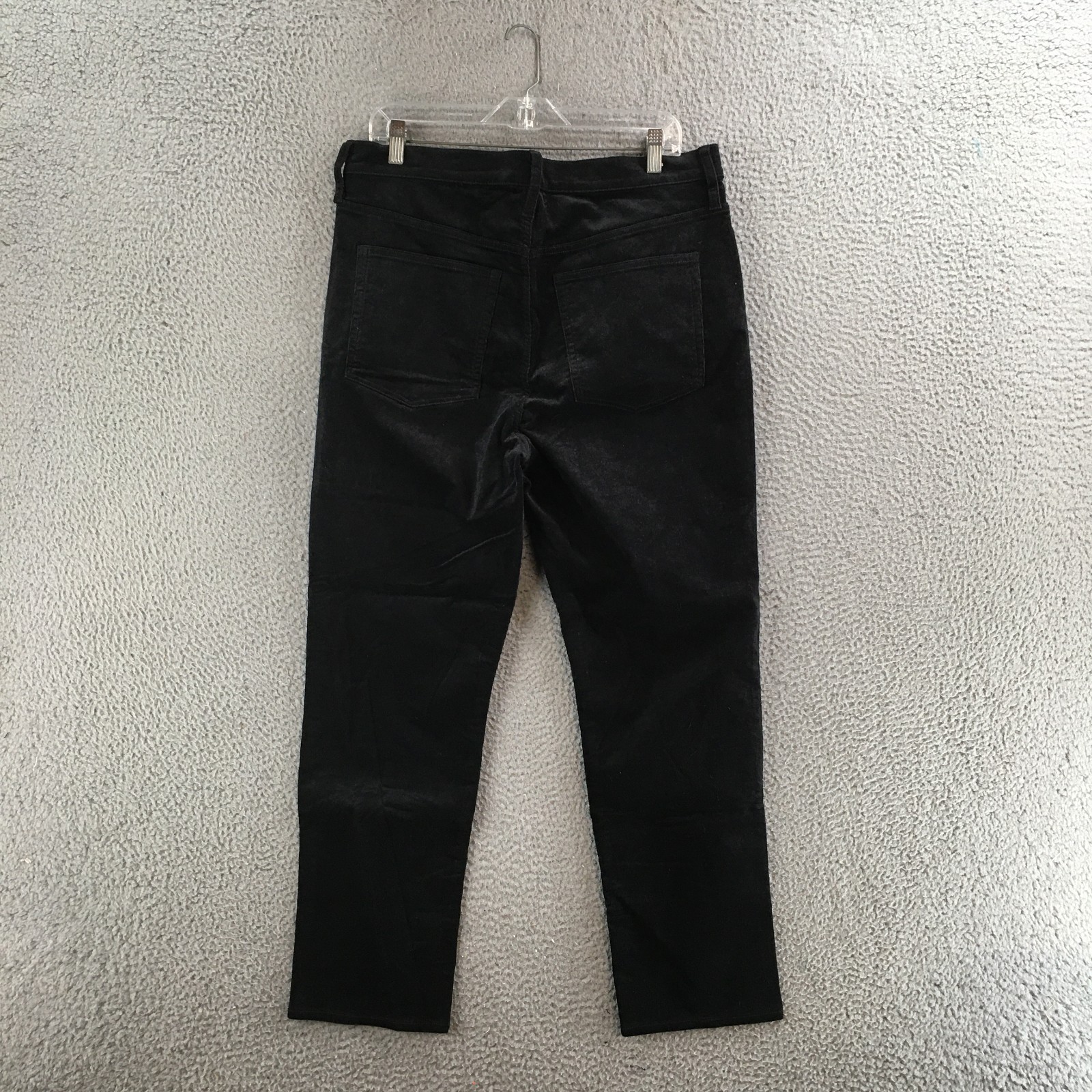 J.Crew Straight Leg Jeans Mens 32 Black Denim Mid Rise Zip Fly Button Front NEW