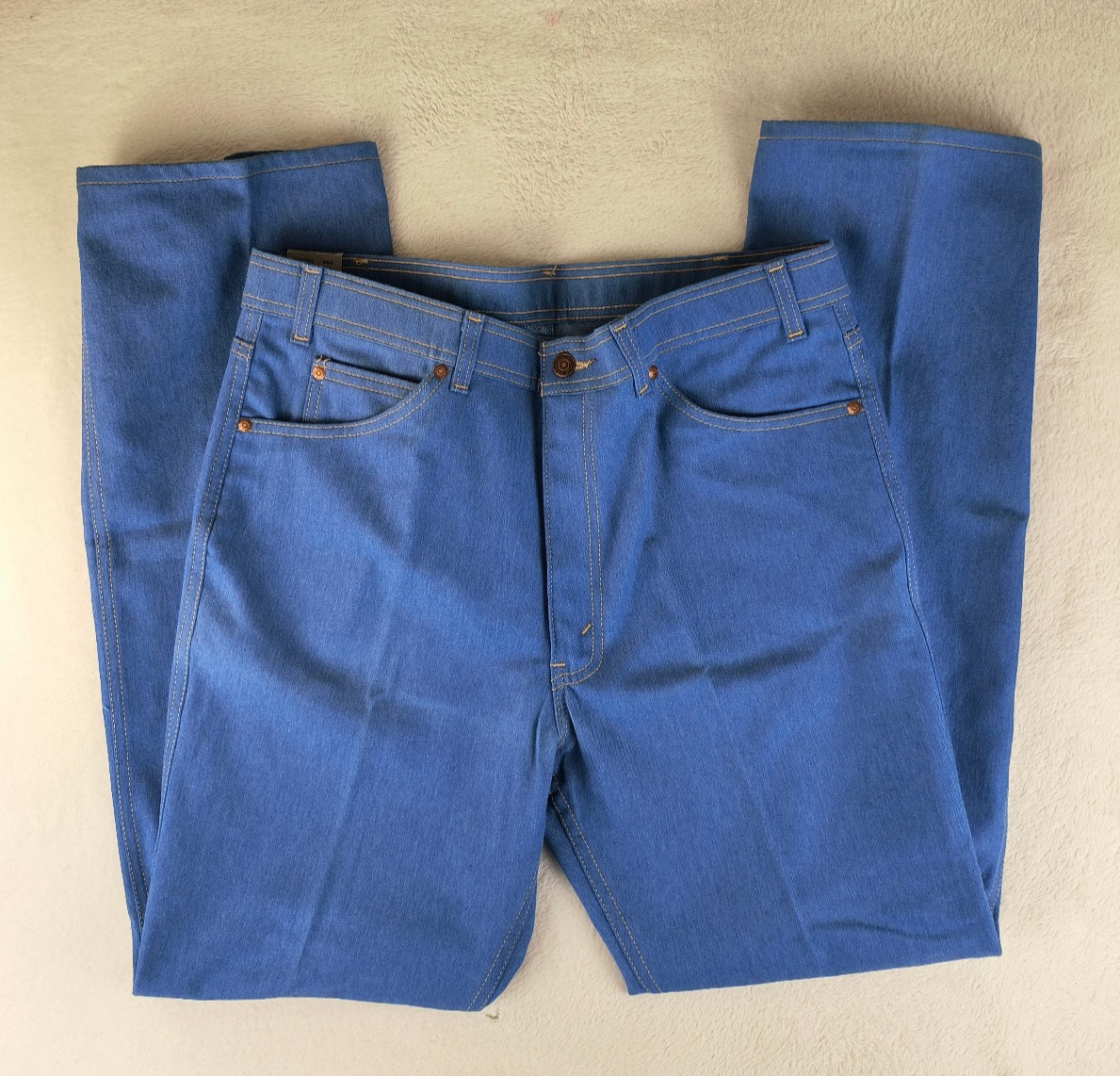 Vintage 90s Levi’s Action Jeans NOS 36 X 32 Stretch Waistband Made in USA NEW