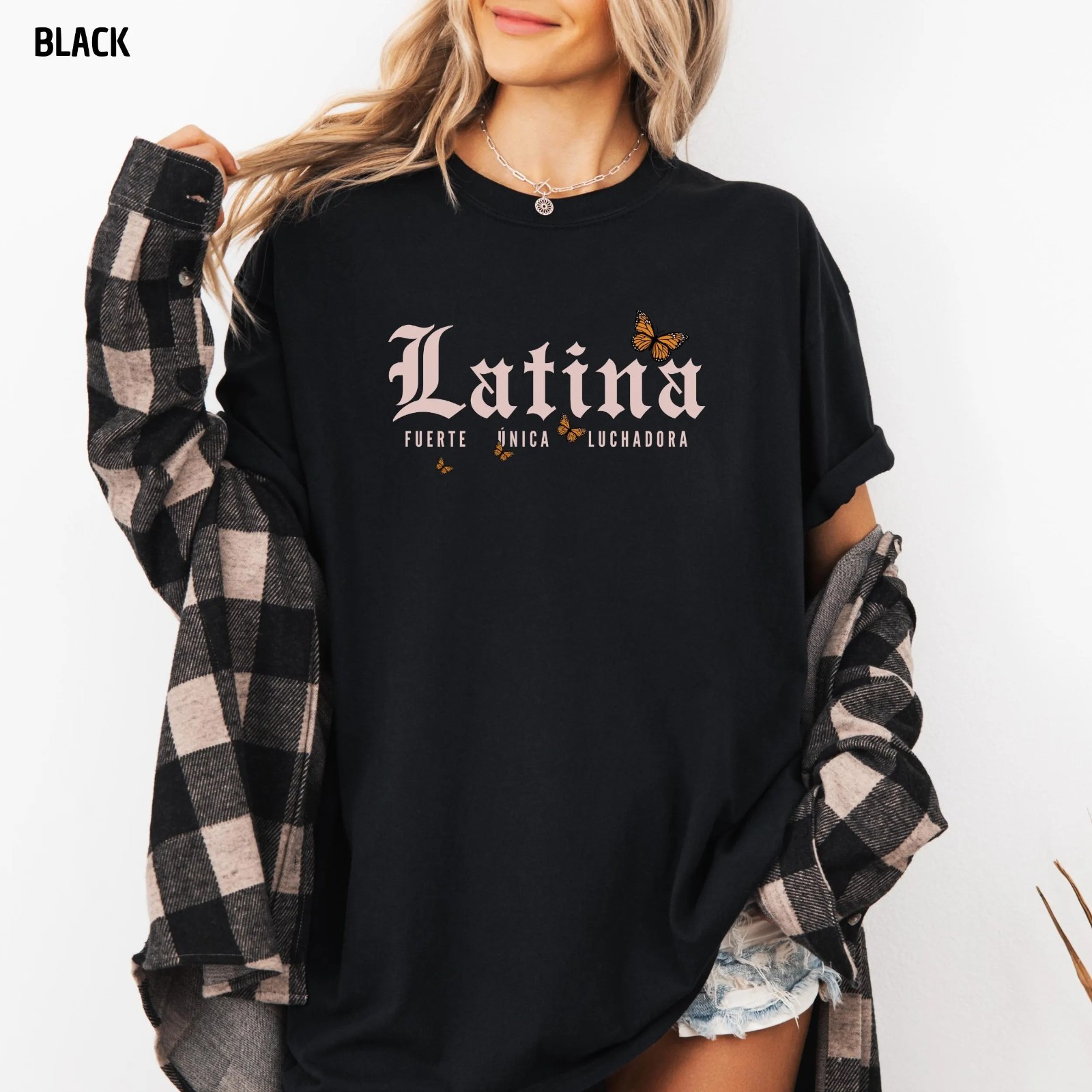 Hispanic Heritage Latina Pride Spanish Girl Latina Mexican Mom Outfit T-Shirt